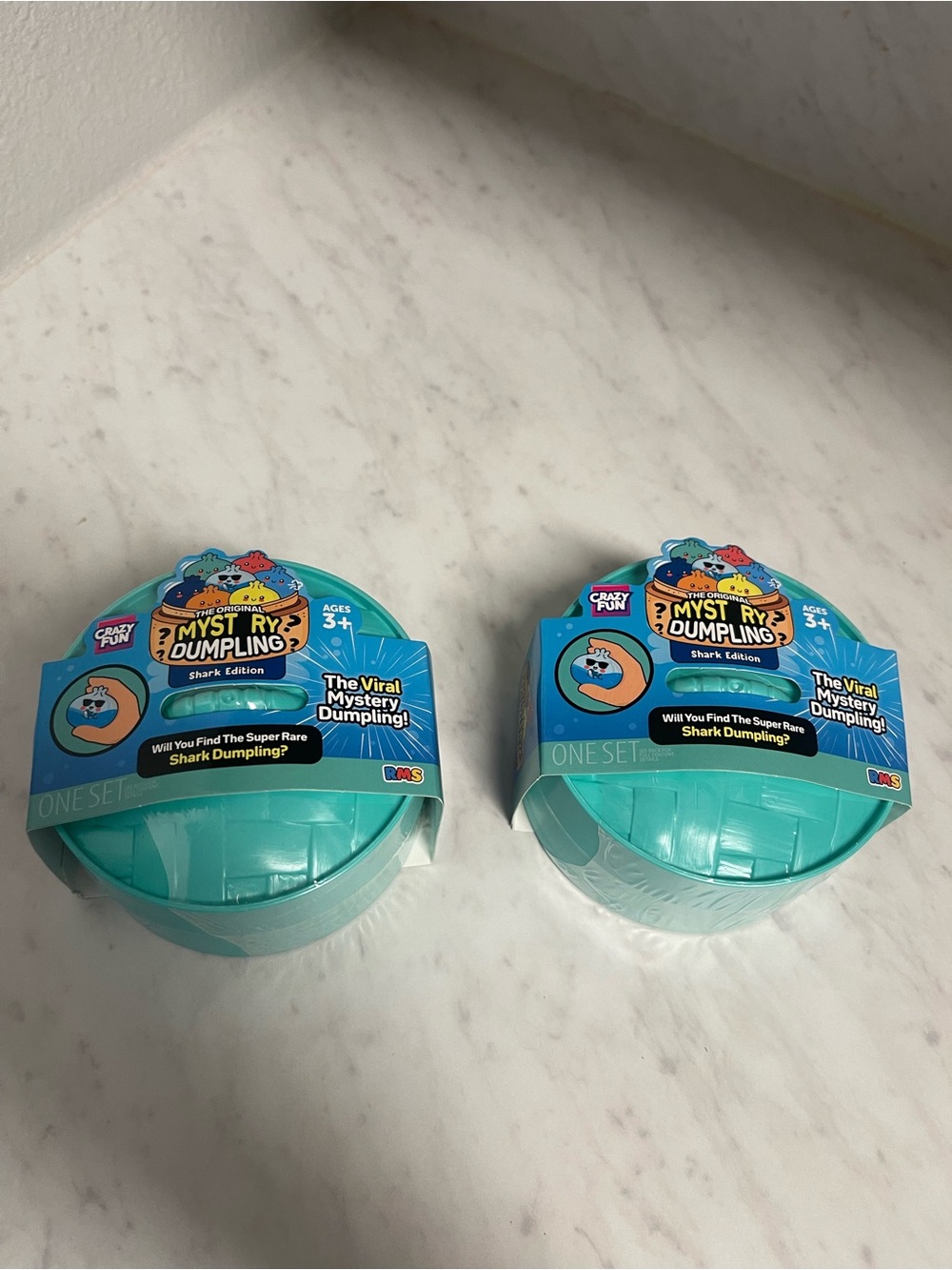 Five Below RMS Shark Mystery Squishy Dumpling Set of 2